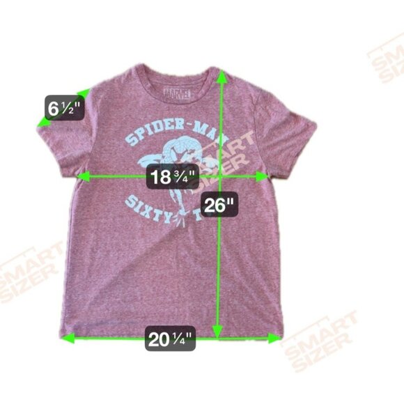 Marvel Spider Man Sixty Two Graphic T-Shirt Red Pink Heather Size Large - Picture 5 of 5